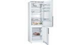 Serie | 4 Free-standing fridge-freezer with freezer at bottom 201 x 70 cm White KGE49VW4AG KGE49VW4AG-2