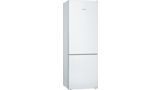 Série 6 Réfrigérateur-congélateur pose libre avec compartiment congélation en bas 201 x 70 cm Blanc KGE49AWCA KGE49AWCA-1