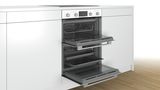Serie | 4 Built-under double oven White NBS533BW0B NBS533BW0B-4