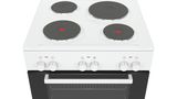 Série 2 Cuisinière indépendante électrique Blanc HQA050020 HQA050020-2