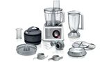 Food processor MultiTalent 8 1200 W White, Brushed stainless steel MC812S734G MC812S734G-1