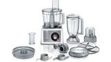 Food processor MultiTalent 8 1250 W White, Brushed stainless steel MC812S844 MC812S844-1