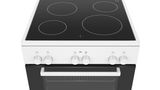 Serie 2 Cucina a libero posizionamento elettrica Bianco HQA050020C HQA050020C-2