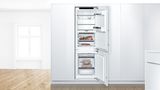 Serie | 8 Beépíthető, alulfagyasztós hűtő-fagyasztó kombináció 177.2 x 55.8 cm KIF86HD40 KIF86HD40-2