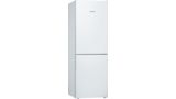 Serie | 4 Free-standing fridge-freezer with freezer at bottom 176 x 60 cm White KGV33XW30G KGV33XW30G-1
