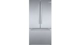 800 Series French Door Bottom Mount Refrigerator 36'' Brushed steel anti-fingerprint B36CT80SNS B36CT80SNS-1