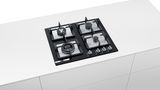 Series 4 Gas hob 60 cm Tempered glass, Black PPH6S6F20I PPH6S6F20I-9