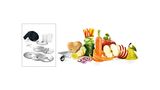 Kit accessoires VeggieLove pour Kitchen Machine | MUM8 MUZXLVL1 00576587 00576587-6