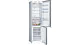 Series 4 Free-standing fridge-freezer with freezer at bottom 203 x 60 cm Stainless steel look KGN39VL35G KGN39VL35G-2