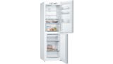 Series 4 Free-standing fridge-freezer with freezer at bottom 186 x 60 cm White KGN34VW35G KGN34VW35G-1