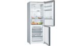 Serie | 4 Samostojeći hladnjak sa zamrzivačem na dnu 186 x 70 cm Izgled nehrđajućeg čelika KGN46XL30 KGN46XL30-1