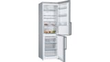 Serie | 4 Free-standing fridge-freezer with freezer at bottom 186 x 60 cm Inox-easyclean KGN36XI35G KGN36XI35G-2