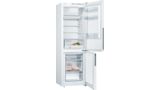 Serie | 4 Szabadonálló, alulfagyasztós hűtő-fagyasztó kombináció 186 x 60 cm Fehér KGV36UW30 KGV36UW30-3