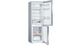 Serie | 4 Free-standing fridge-freezer with freezer at bottom 186 x 60 cm Inox-look KGV36VL32G KGV36VL32G-1