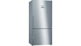Serie 6 Alttan Donduruculu Buzdolabı 186 x 86 cm Kolay temizlenebilir Inox KGN86AI4MO KGN86AI4MO-1