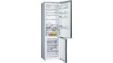 Serie | 6 free-standing fridge-freezer with freezer at bottom, glass door 203 x 60 cm Rood KGN39LR35 KGN39LR35-2