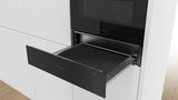 Series 8 Built-in warming drawer 60 x 14 cm Carbon black BIC830NC0 BIC830NC0-2