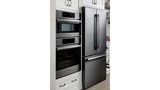 Série 800 Réfrigérateur à portes françaises congélateur en bas 36'' Acier inoxydable noir B36CT80SNB B36CT80SNB-10