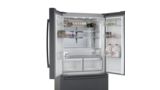 Série 800 Réfrigérateur à portes françaises congélateur en bas 36'' Acier inoxydable noir B36CT80SNB B36CT80SNB-3