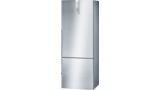 Serie 8 Alttan Donduruculu Buzdolabı 185 x 70 cm Kolay temizlenebilir Inox KGN57PI34N KGN57PI34N-2