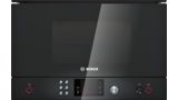 Serie | 8 HMT85ML63B Premium black Compact microwave oven HMT85ML63B HMT85ML63B-1