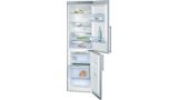 Serie | 6 Frigorífico combinado de libre instalación Puertas acero inox antihuellas, 200 x 60 x 60 cm EAN: 4242002691008 KGN39AI22 KGN39AI22-1