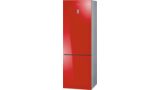Serie | 8 Szabadonálló, alulfagyasztós hűtő-fagyasztó kombináció piros KGN36SR31 KGN36SR31-1