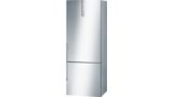 Series 6 Free-standing fridge-freezer with freezer at bottom 185 x 70 cm Brushed steel anti-fingerprint KGN57AI10T KGN57AI10T-1