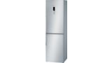 Free-standing fridge-freezer with freezer at bottom 200 x 60 cm Inox-look KGN39AL32G KGN39AL32G-2