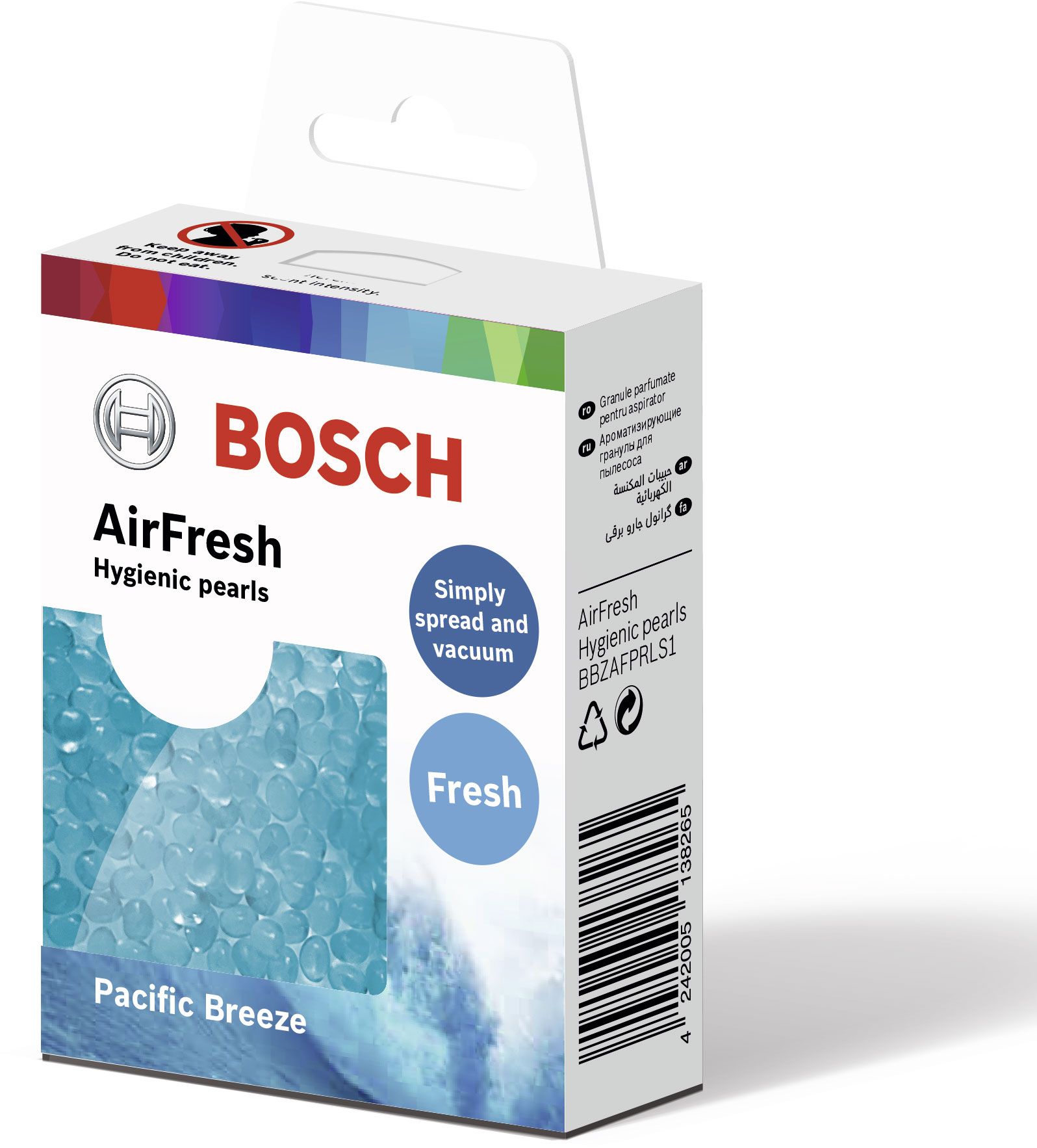 Accesoriu pentru aspiratoare Bosch BBZAFPRLS1 AirFresh Pearls Pacific breeze
