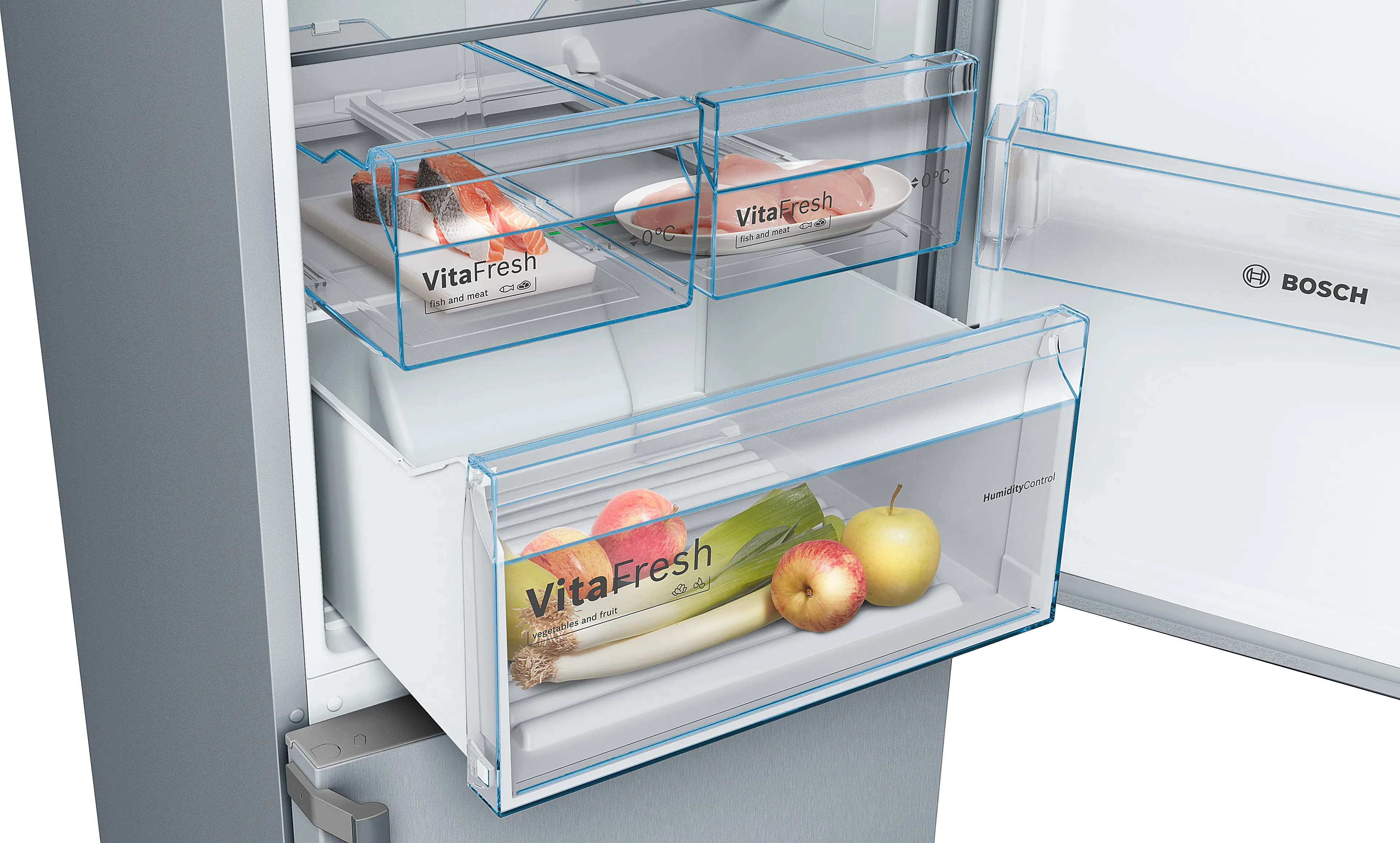 Bosch – Series 4 Combination Fridge Freezer 324L