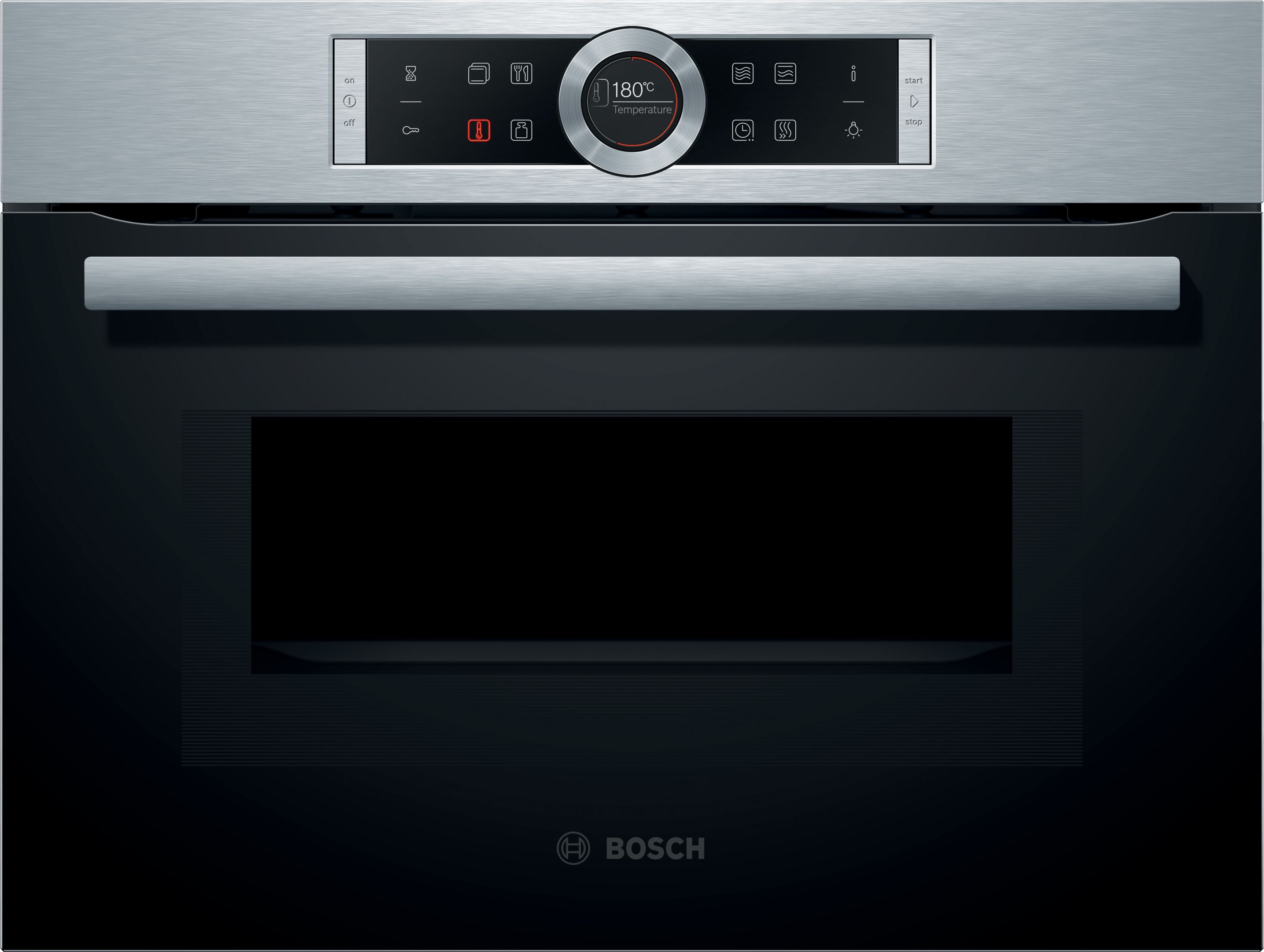 Bosch Built in Compact Oven Silver/Black CMG633BS1M 