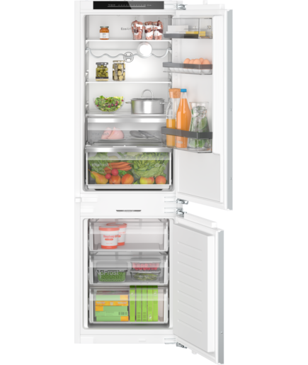 KIN86ADD0G Built-in fridge-freezer with freezer at bottom | Bosch GB