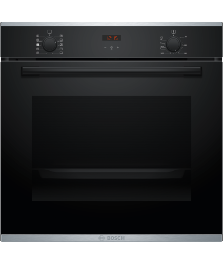 Bosch Forno da incasso HRA214BA0 finitura vetro nero da 60 cm - Serie 4