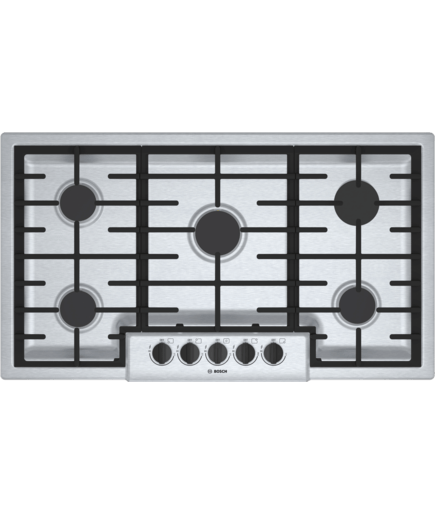 Bosch NGM5655UC 500 36 Stainless Steel Gas Burner Cooktop for sale online 