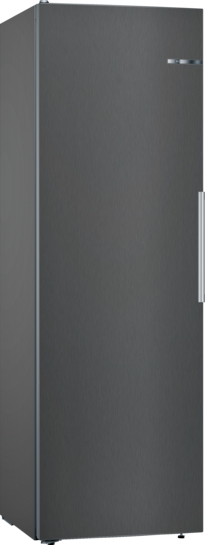 BOSCH Serie 4 Freistehender Kühlschrank 186 x 60 cm Edelstahl schwarz KSV36VXEP
