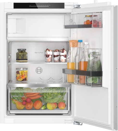 BOSCH Serie 6 Einbau-Kühlschrank mit Gefrierfach 88 x 56 cm Flachscharnier mit Softeinzug KIL22ADD1