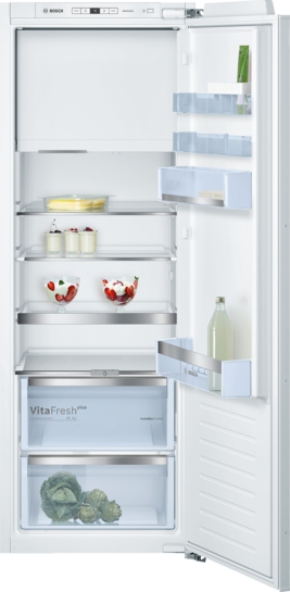 BOSCH Serie 6 Einbau-Kühlschrank mit Gefrierfach 158 x 56 cm Flachscharnier KIL72AFE0