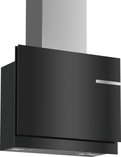 BOSCH Serie 6 Wandesse 60 cm Klarglas schwarz bedruckt DWF67KM60