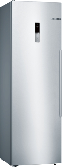 BOSCH Serie 6 Freistehender Kühlschrank 186 x 60 cm Edelstahl (mit Antifingerprint) KSV36BIEP