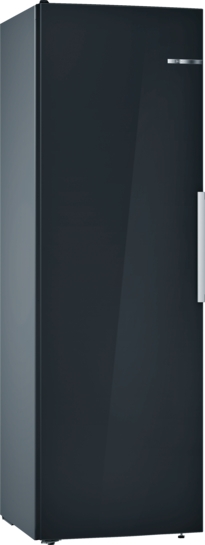 BOSCH Serie 4 Freistehender Kühlschrank 186 x 60 cm Schwarz KSV36VBEP
