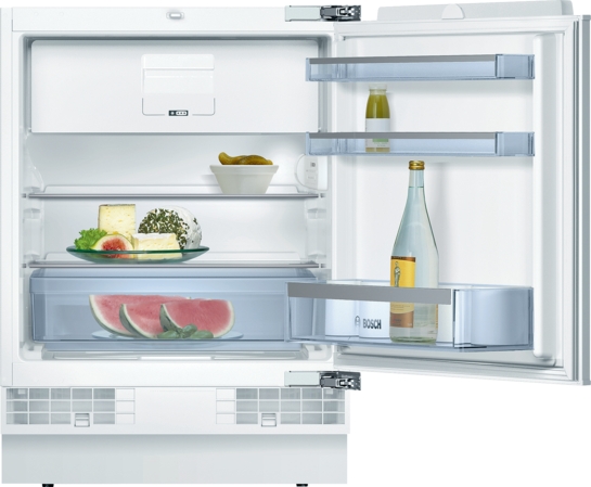BOSCH Serie 6 Unterbau-Kühlschrank mit Gefrierfach 82 x 60 cm Flachscharnier mit Softeinzug KUL15ADF0