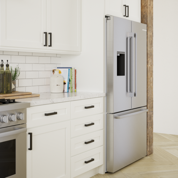 Bosch Counter Depth Stainless Steel French Door Refrigerator