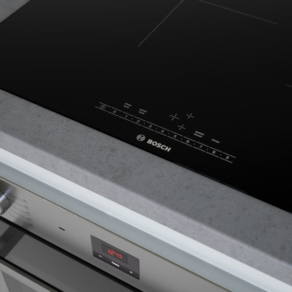 Bosch 24" induction cooktop close