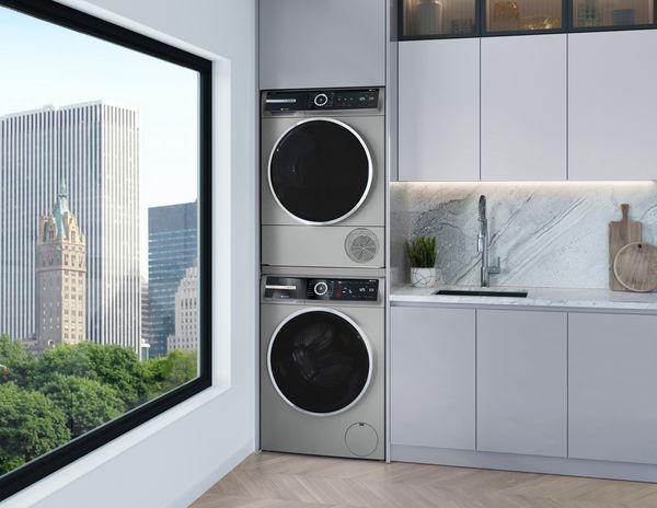 Bosch stacking washer and dryer 