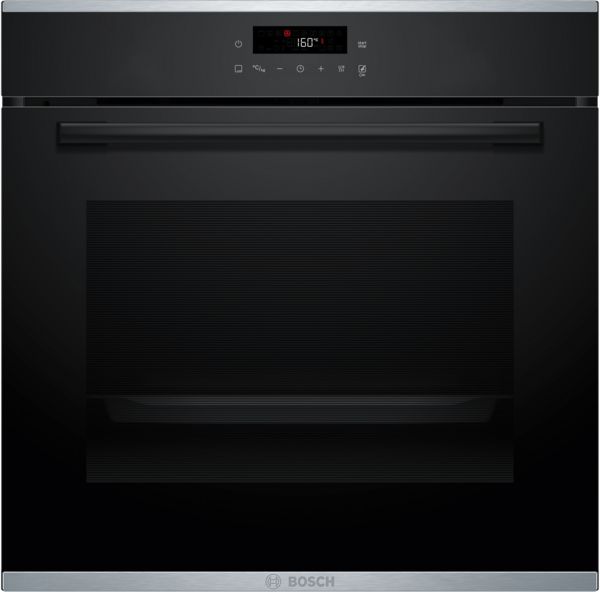 Bosch ovn med intuitiv betjening og moderne design for presise matlagingsresultater.