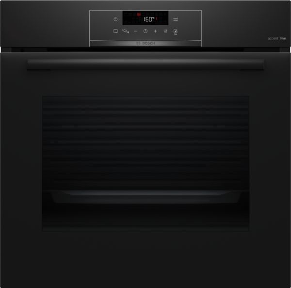 Bosch ovn med intuitiv betjening og moderne design for presise matlagingsresultater.