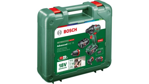 AdvancedDrill 18 Bohrschrauber, Bohrmaschine, Schlagbohrschrauber (Akku) 2 x 2,5-Ah-Akku | Ladegerät 06039B5008 06039B5008-3