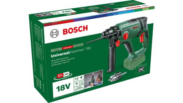 UniversalHammer 18V Akku-Bohrhammer ohne Akku | ohne Ladegerät 06039D6001 06039D6001-3