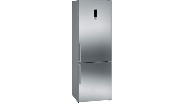 iQ300 Køle-/fryseskab 203 x 70 cm Fingeraftryk afvisende børstet stål , Total noFrost KG49NXIEP KG49NXIEP-1